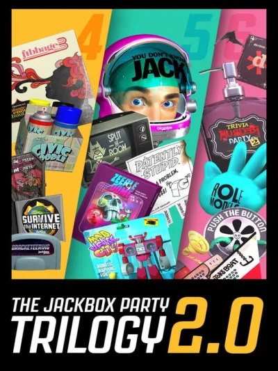 The Jackbox Party Trilogy 2.0 box art
