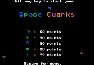 Space Quarks box art