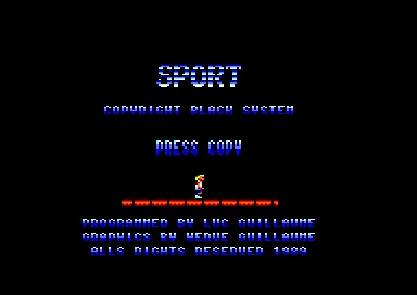 Sport box art