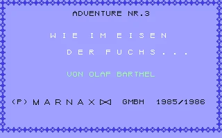 Wie Im Eisen Der Fuchs... box art