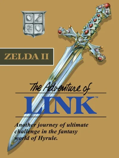 Legend of Zelda 2, The - Link no Bouken box art