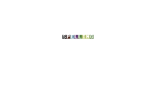 Spelling box art