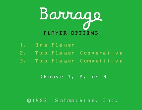 Barrage box art