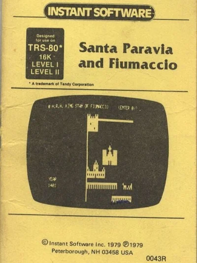Santa Paravia and Fiumaccio box art
