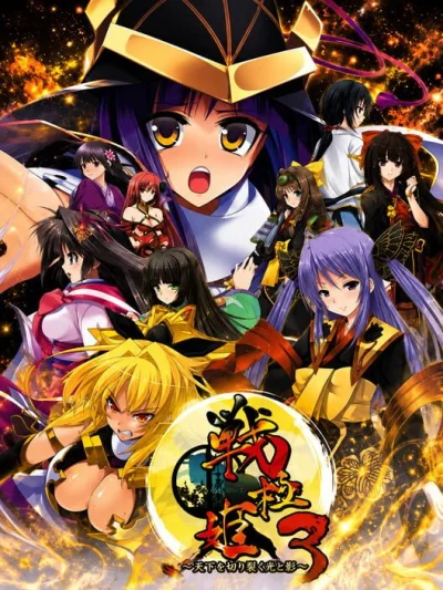 Sengoku Hime 3 - Tenka o Kirisaku Hikari to Kage box art