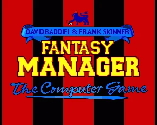 Fantasy Manager - The Computer Game box art