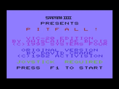 Pitfall box art