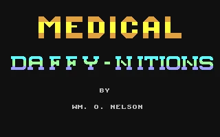 Medical Daffy-Nitions box art