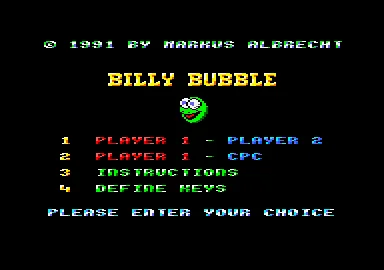 Billy Bubble box art