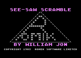 See-saw Scramble box art