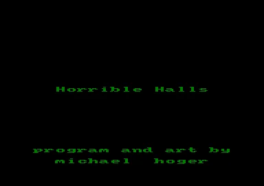 Horrible Halls box art