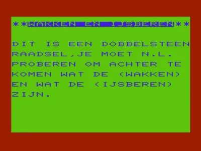 Wakken And Ijsberen box art