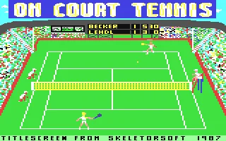 On Court Tennis II box art