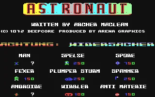 Astronaut box art