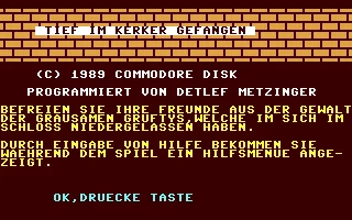 Tief im Kerker gefangen box art