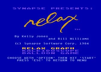 Relax box art