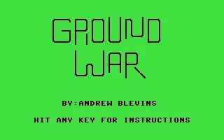 Ground War box art