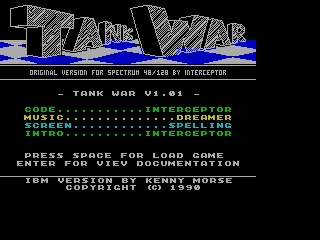 Tank War box art