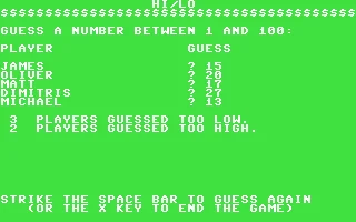 Betting Hi - Lo Game box art