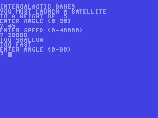 Intergalactic Games box art