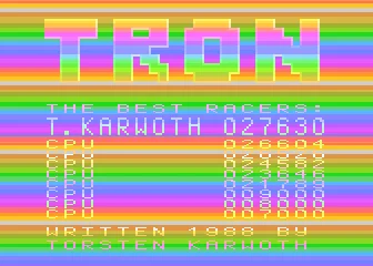 Tron - The Race box art