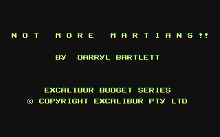 Not More Martians! box art