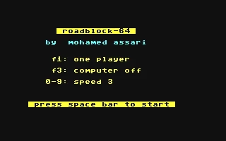 Roadblock-64 box art