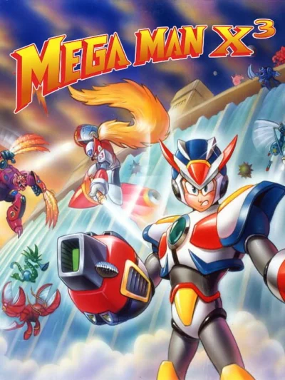 Mega Man X3 box art