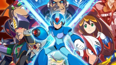 Mega Man X4 box art