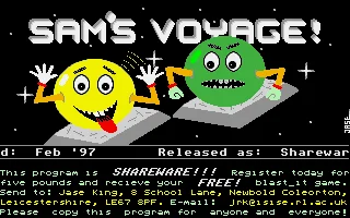 Sam's Voyage! box art