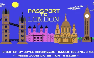 Passport to London box art