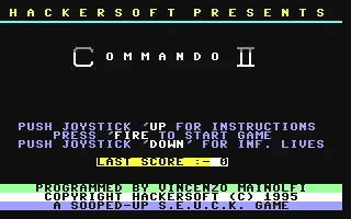 Commando II : Uncut box art