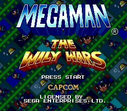 Mega Man : The Wily Wars box art