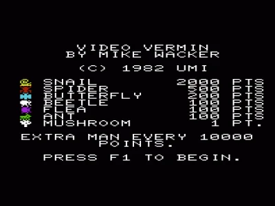 Video Vermin box art