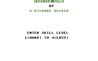 Toaster Game box art
