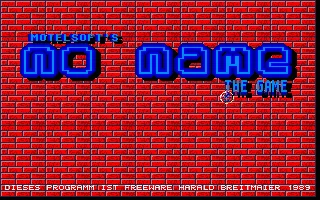 No Name - The Game box art