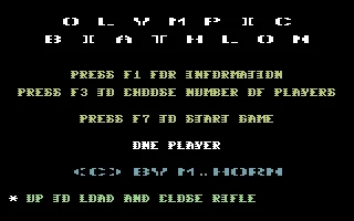 Olympic Biathlon box art