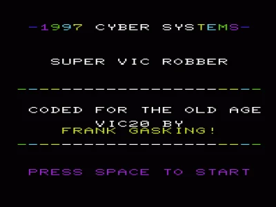 Super Vic Robber box art