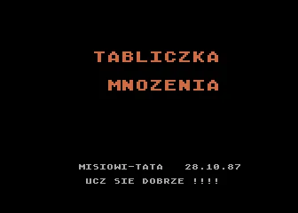 Tabliczka Mnozenia box art