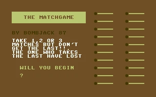 The Matchgame box art