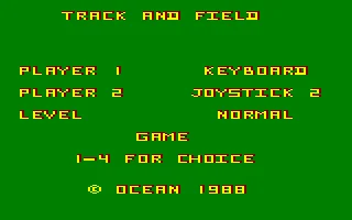 Track And Field box art