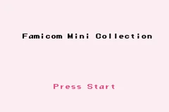 ZZZ(notgame):Famicom Mini Collection box art
