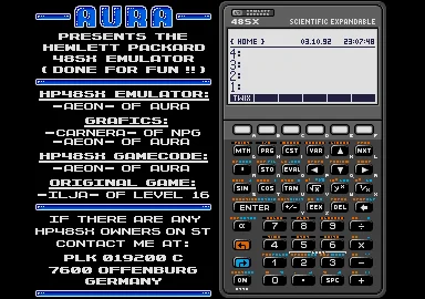 Hp48sx Emulator box art