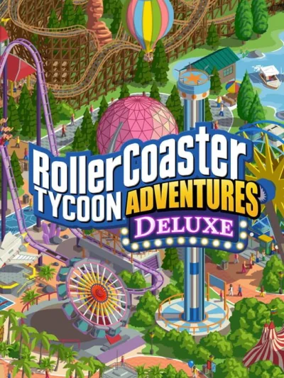 RollerCoaster Tycoon Adventures Deluxe box art