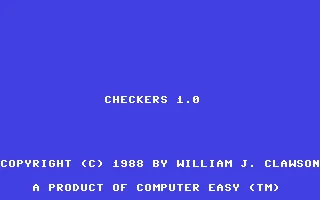 Checkers 1.0 box art