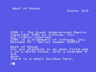Zork 1 - The Great Underground Empire box art