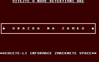 Vrazda na Zamku box art