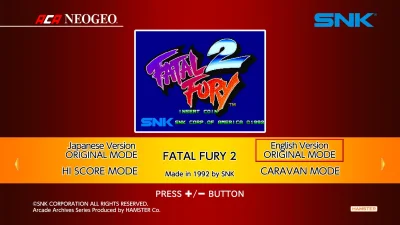 Aca Neogeo Fatal Fury 2 box art
