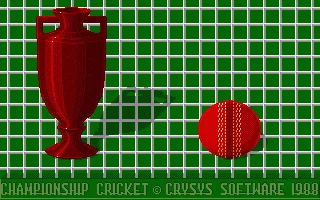 Championship Cricket box art