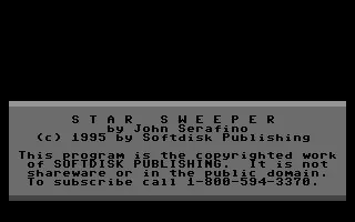 Star Sweeper box art